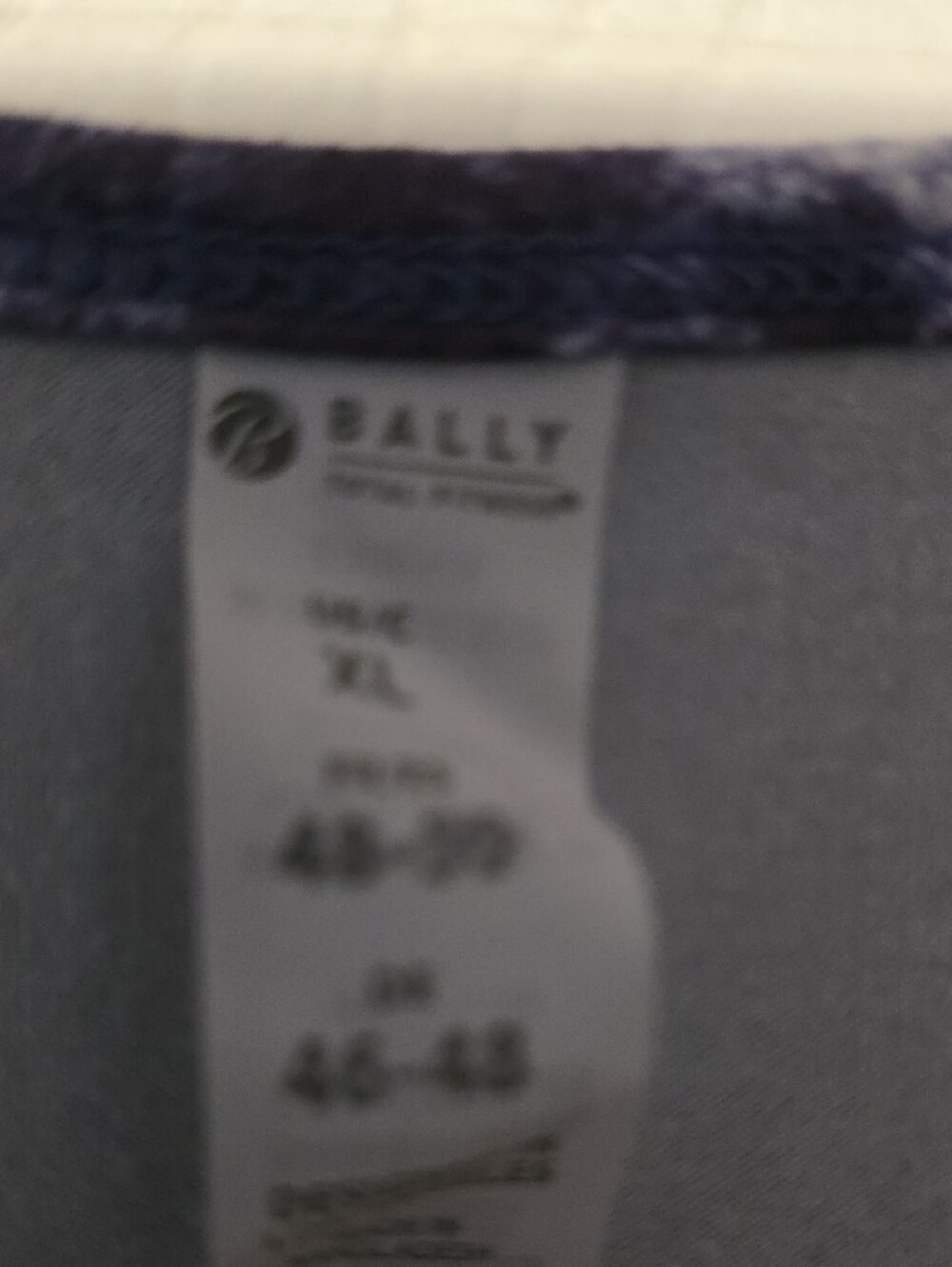 Bally Black & Purple Tie-Dye Racerback Tank - Picture 2 of 2